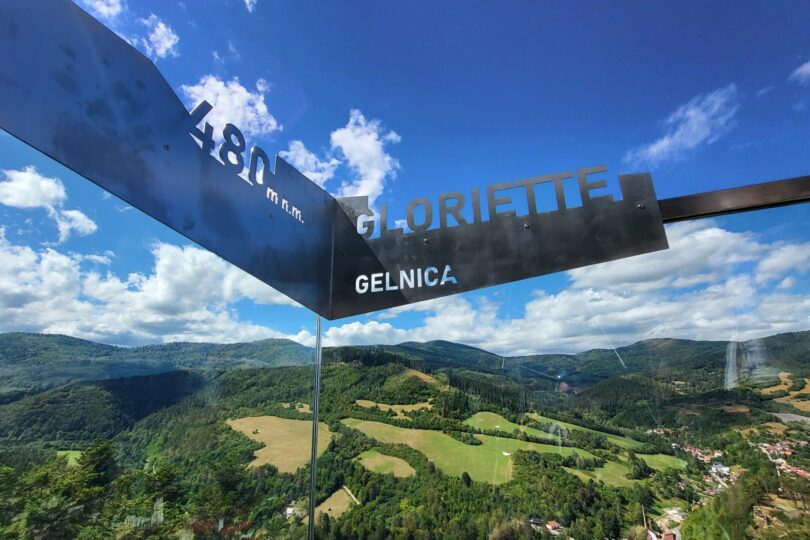 Nad Gelnicou otvorili novú vyhliadku Gloriette s presklenou podlahou!